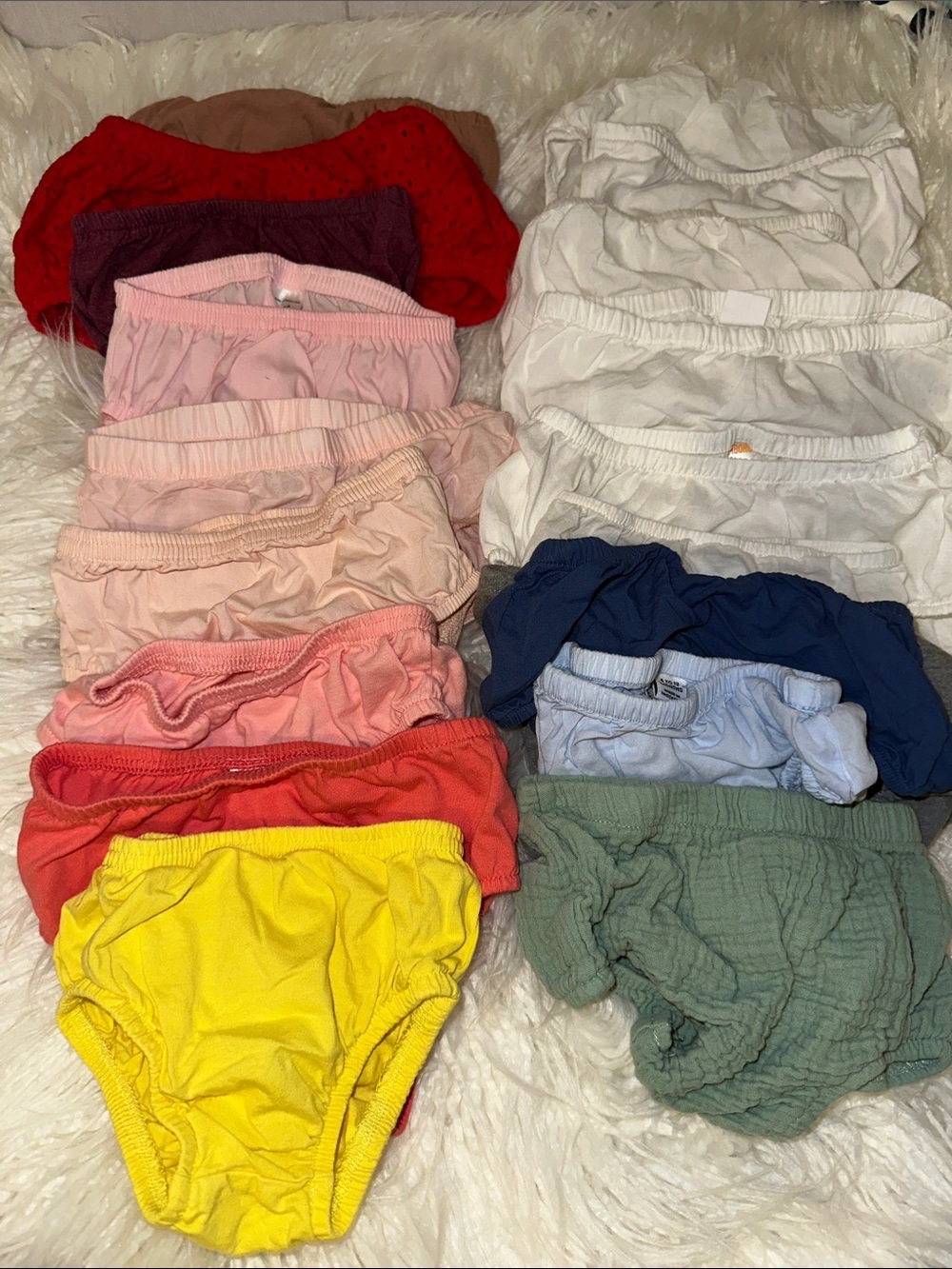 Baby and toddler diaper covers for under dresses